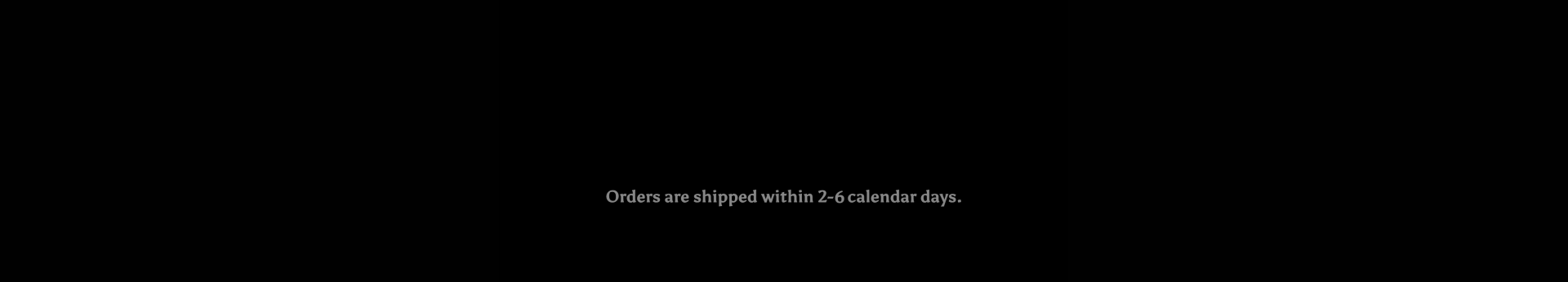 Front banner shipping info