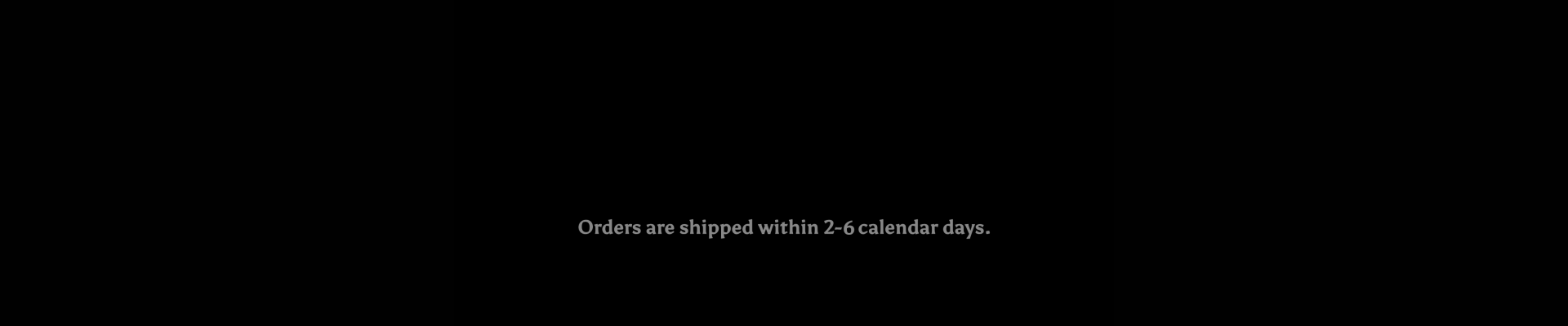 Front banner shipping info